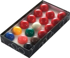 1 5/8" 17 BALL SNOOKER BALLS