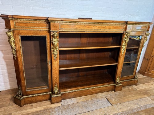 Victorian walnut credenza - victorian,
