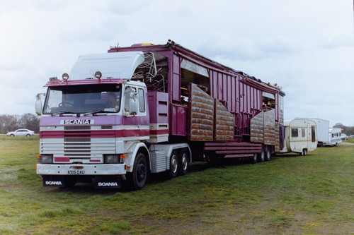 Scania lorry wanstead flats - wanstead,