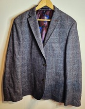 Next Blazer Mens 46R Grey Red