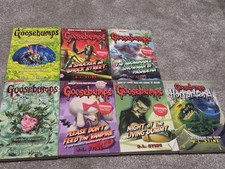 7 Goosebumps Books Selection Childrens Horror