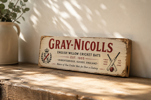 Cricket bat vintage - cricket,