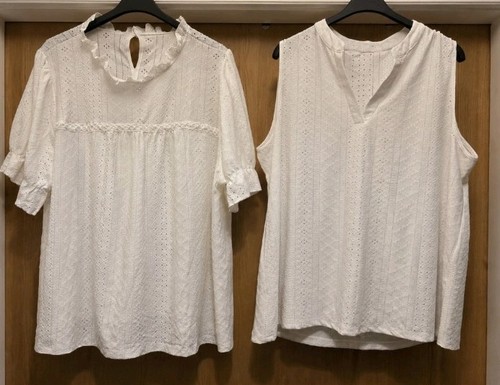 Two white broderie - two,