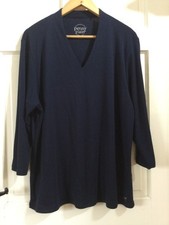 PENNY PLAIN Navy Blue V Neck
