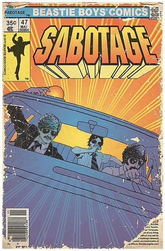 Sabotage retro comic book - sabotage,