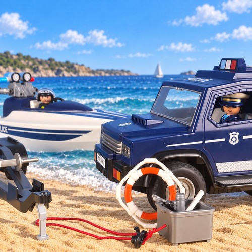 Playmobil 5187 police - police, truck