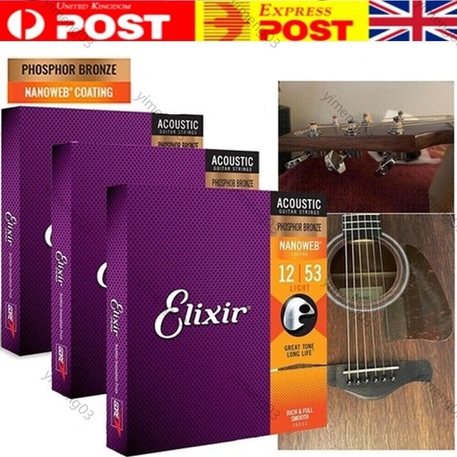 Elixir acoustic guitar strings - elixir,