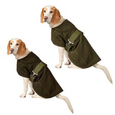 Rydale Fleece Lined Dog Coat Pet Clothes Jacket Waterproof Working Gun Dog Gear