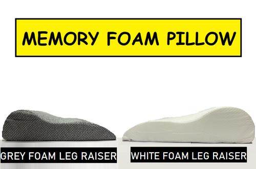 Memory foam leg raiser pillow - foam,