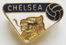 CHELSEA - Fantastic Vintage Enamel Football Pin Badge By Coffer