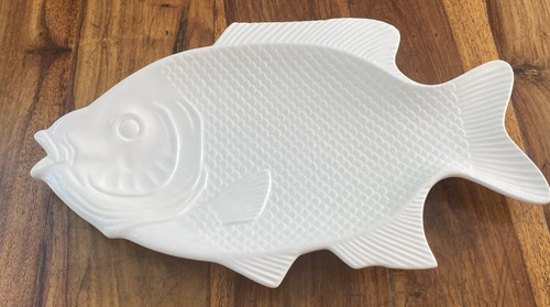 Large white ceramic glazed - white,