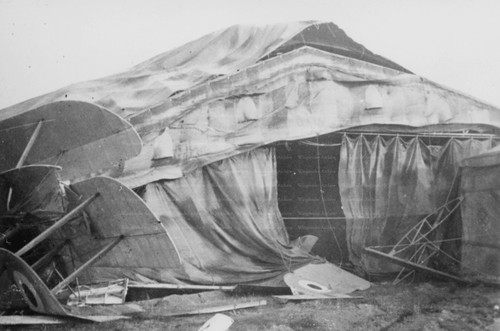 Unknown plane wreckage - unknown, bi-plane