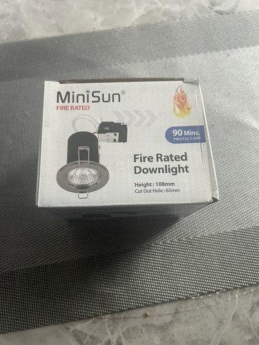 Minisun firerated downlight - firerated,