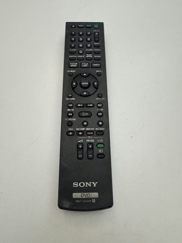 Sony remote rmt - sony, rmt-d249p