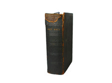 1858 Leather Bound Holy Bible