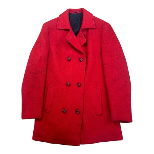 1950s wool peacoat red - 1950s,