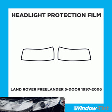 For Land Rover Freelander 5-door 1997-06 CLEAR Headlight Scratch Guard Film PPF