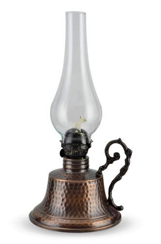 Handmade copper oil lamp - handmade,