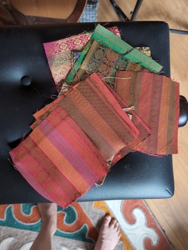 Sari fabric scrap pack for - sari,
