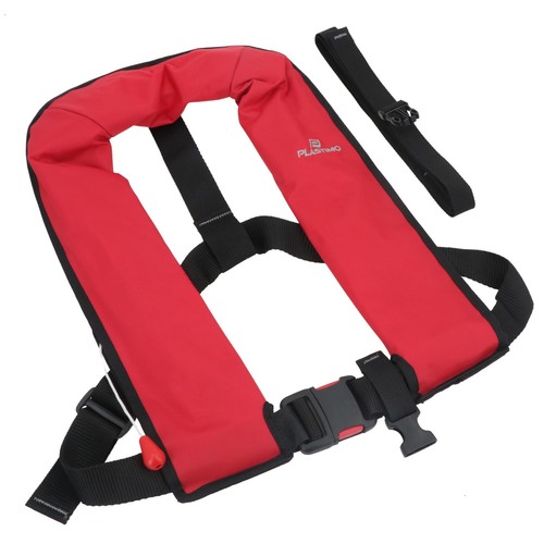 Automatic gas life jacket - life, red