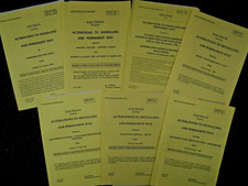 B.R. Railtrack Signalling Alterations x7. 1997 on. All different.