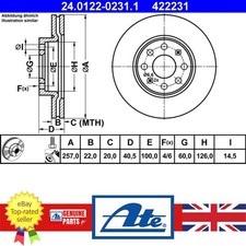 Brake Disc For Fiat GRANDE