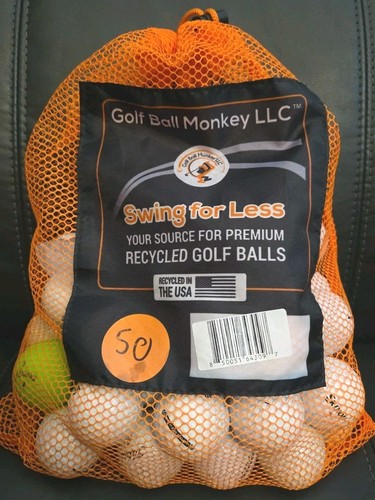 50ct recycled golf balls - recycled,