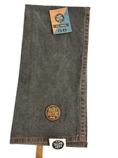 black denim tea towel Hairy