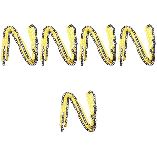 Durable plastic safety - safety, chain