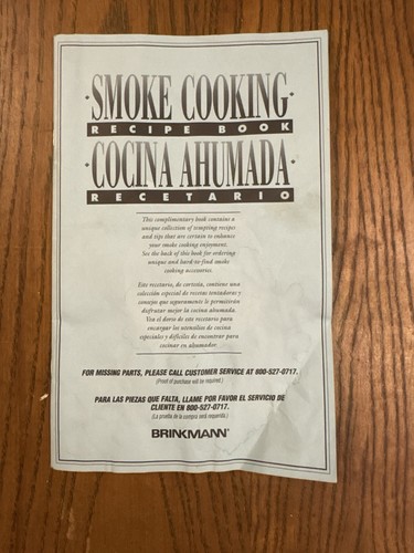 Brinkmann smoke cooking - brinkmann, recipe