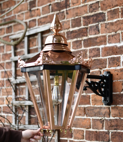 Copper brampton hexagonal - copper, "brampton"