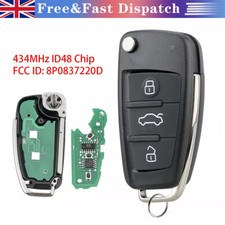 3 Button Remote Flip Key Fob