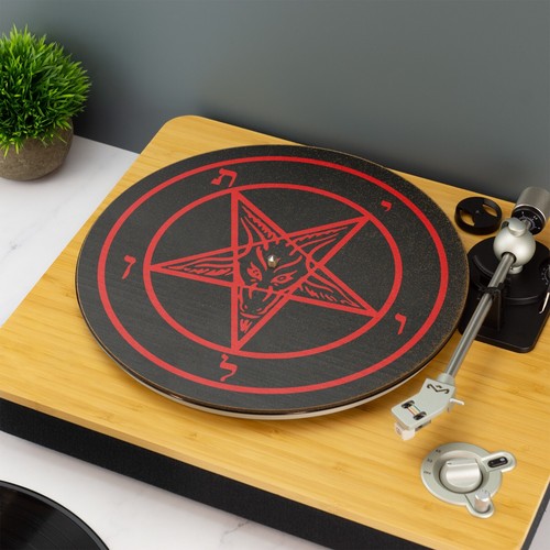 Baphomet record player slip - baphomet,