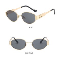 Retro Oval Sunglasses Trendy Fashion Shades Women Sun Glasses Outdoor UV400
