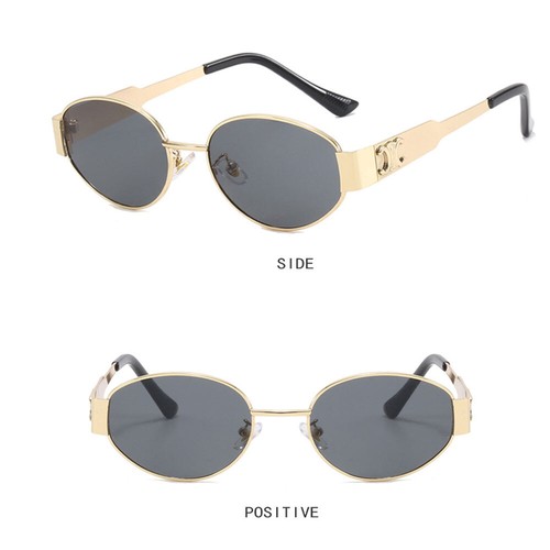 Retro oval sunglasses trendy - retro,