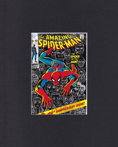8x10 matted art print - print, marvel