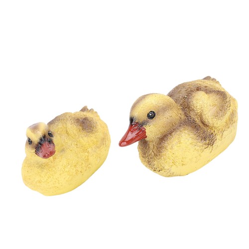 2pcs gray resin floating - floating, duck