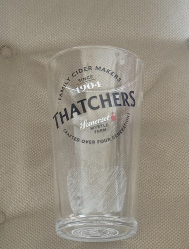 Thatchers pint glass - thatchers,