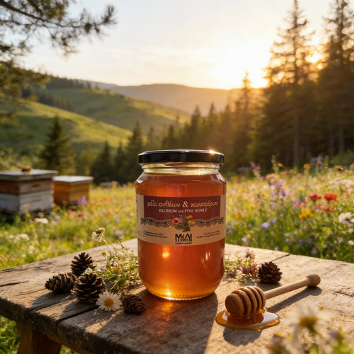 Greek pure blossom - pure, and