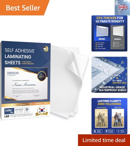 Size laminating sheets 20 - size,