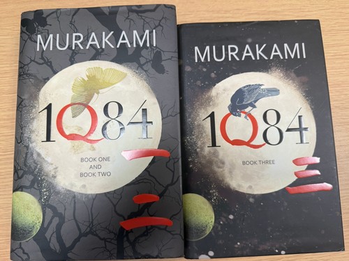 1q84 books one - three,
