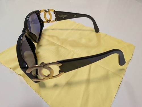 Chanel sunglasses with - with, case
