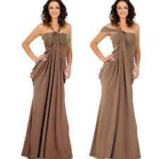 CLEARANCE SALE Drape Pleat Maxi Aline Evening Dress Party Wear