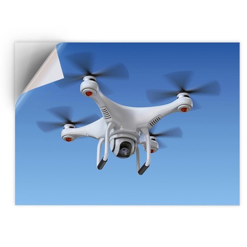 Vinyl sticker drone - vinyl,