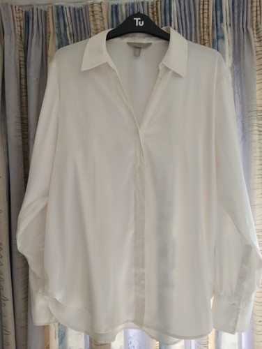Cream satin oversized - h&m,