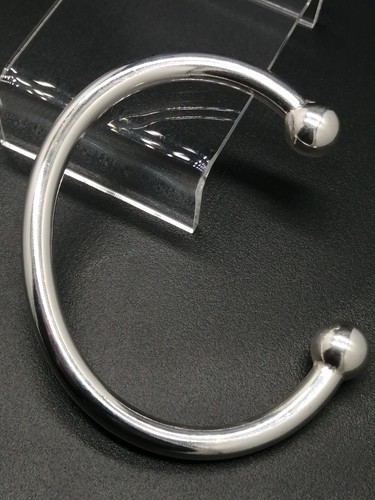 925 silver heavy tube torque - silver,