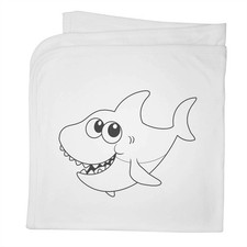 'Cute Cartoon Shark' Cotton