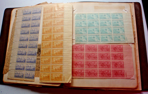 Estate find album 1951 plate - album,