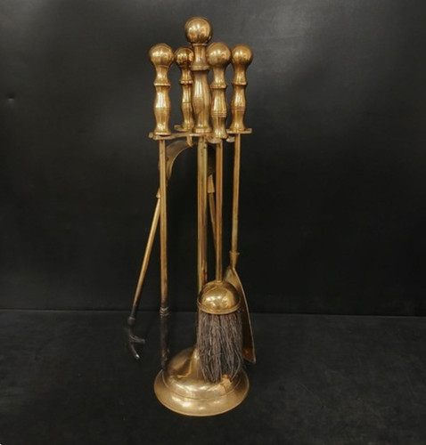 Brass fireside companion - brass, 4