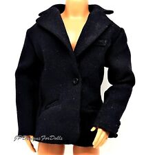 Barbie ken Fashion Mulder X FILes  Navy Jacket Doll Clothes